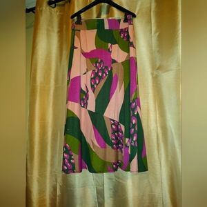 Skirt with blush pink and purple